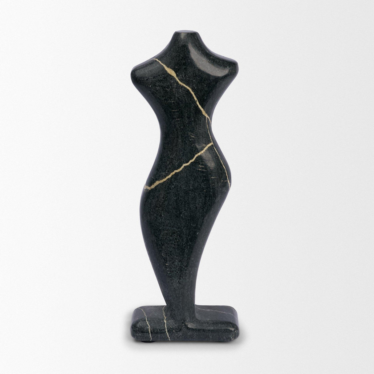 Mercana Contour Black Marble Silhouette Decorative Object