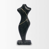 Mercana Contour Black Marble Silhouette Decorative Object