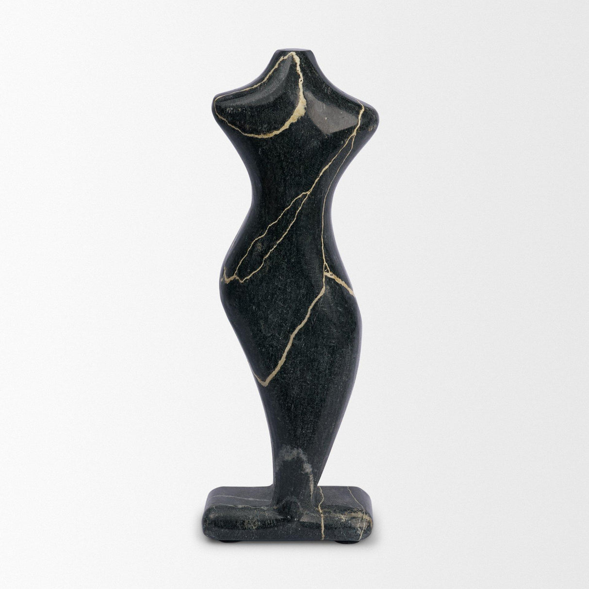 Mercana Contour Black Marble Silhouette Decorative Object