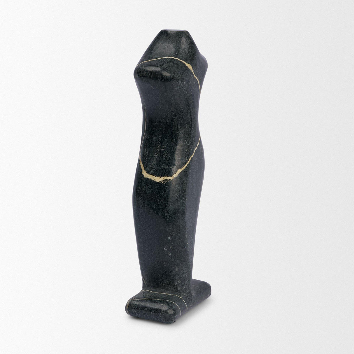 Mercana Contour Black Marble Silhouette Decorative Object