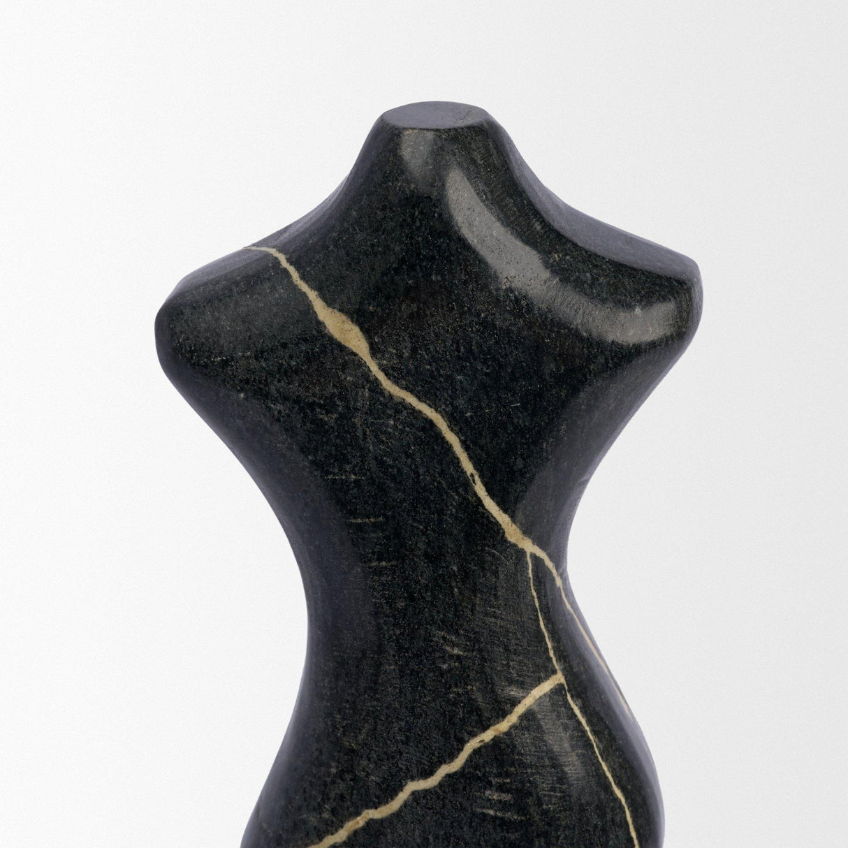 Mercana Contour Black Marble Silhouette Decorative Object