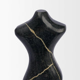 Mercana Contour Black Marble Silhouette Decorative Object