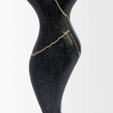 Mercana Contour Black Marble Silhouette Decorative Object