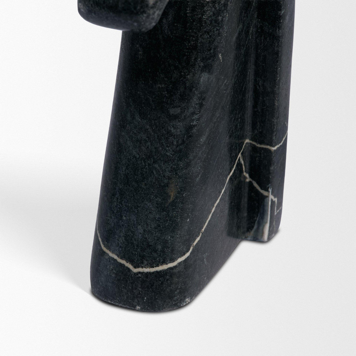 Mercana Cavalli Black and White Marble Horse Bookends