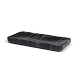 Mercana Tratto Rectangular Black Marble Tray