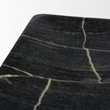 Mercana Tratto Rectangular Black Marble Tray