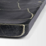 Mercana Tratto Rectangular Black Marble Tray