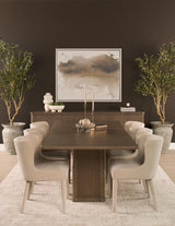 Mercana Vasca Gray Marble Decorative Pedestal Bowl