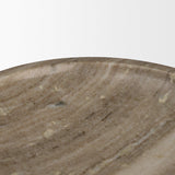 Mercana Vasca Gray Marble Decorative Pedestal Bowl