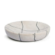 Mercana Sintessi Round White Marble Decorative Bowl