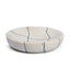 Mercana Sintessi Round White Marble Decorative Bowl