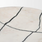 Mercana Sintessi Round White Marble Decorative Bowl