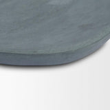 Mercana Tria Rounded Triangular Grey Marble Decorative Tray