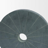 Mercana Orin Gray Marble Round Disc Decorative Object