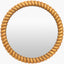 Livabliss Cahaya CAHA-003 26"H x 26"W x 2"D Mirror