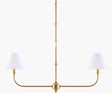 Livabliss The Palotas GAPA-002 10"L x 40"W x 14"H Ceiling Lighting