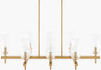Livabliss Merivelle MRVL-018 14"L x 39"W x 11"H Ceiling Lighting