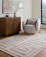 Livabliss The Studio Edit RZSE-2303 5'3" x 7' Machine Woven Rug