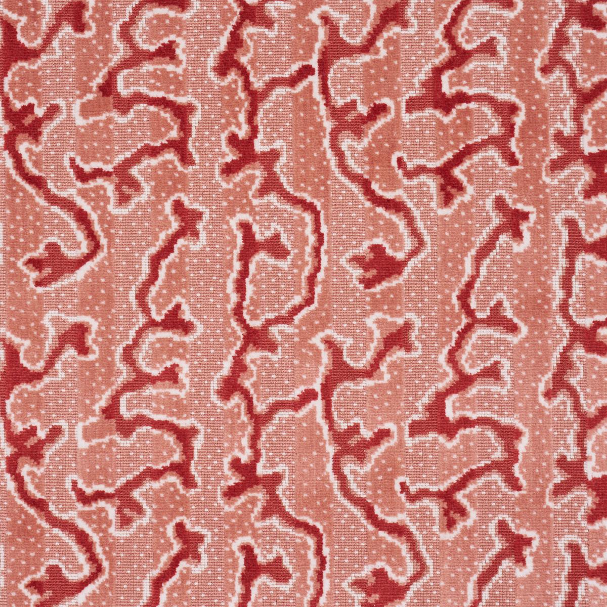 Schumacher Corail Velvet Coral Fabric