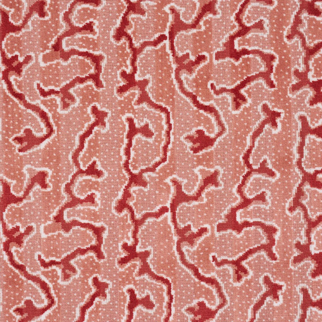 Schumacher Corail Velvet Coral Fabric