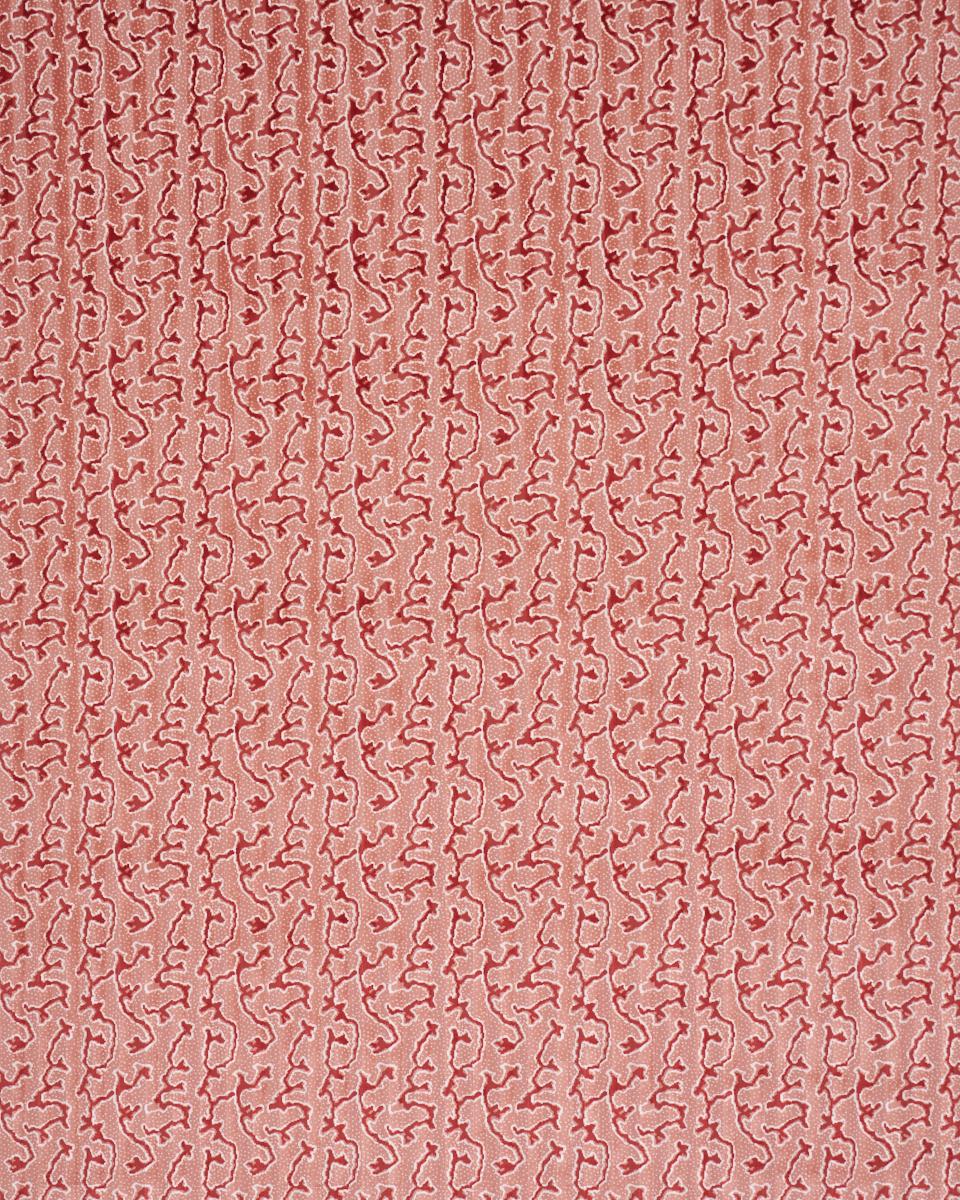 Schumacher Corail Velvet Coral Fabric
