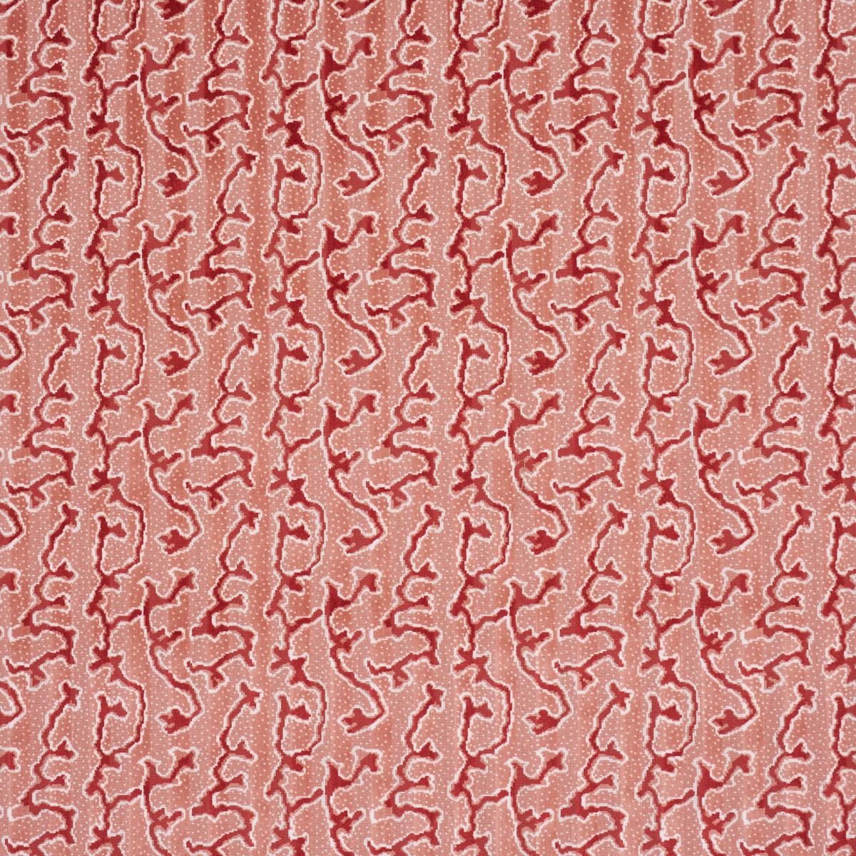 Schumacher Corail Velvet Coral Fabric