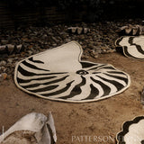 Schumacher Natural/Black 7.5' x 6' Nautilo Rug
