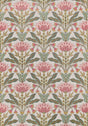 Thibaut Lotus Cranberry Fabric
