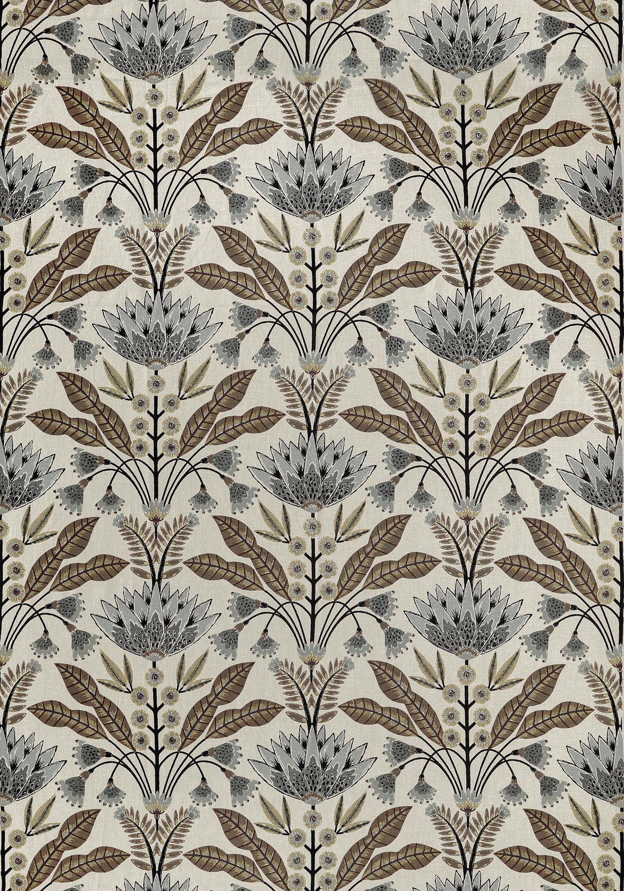 Thibaut Lotus Natural Fabric