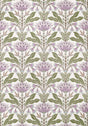 Thibaut Lotus Lilac And Green Fabric