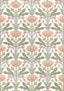 Thibaut Lotus Apricot Fabric