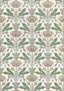 Thibaut Lotus Green And Beige Fabric