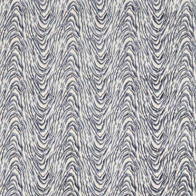 Clarke & Clarke DELVOYE VELVET INK Upholstery Fabric