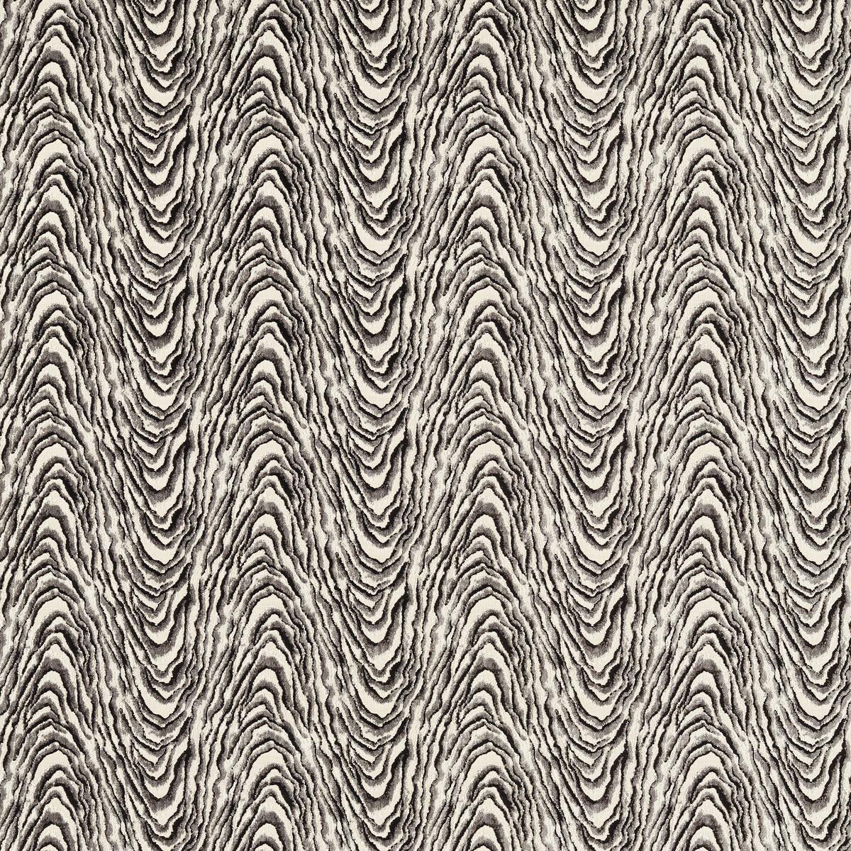 Clarke & Clarke DELVOYE VELVET NOIR Upholstery Fabric