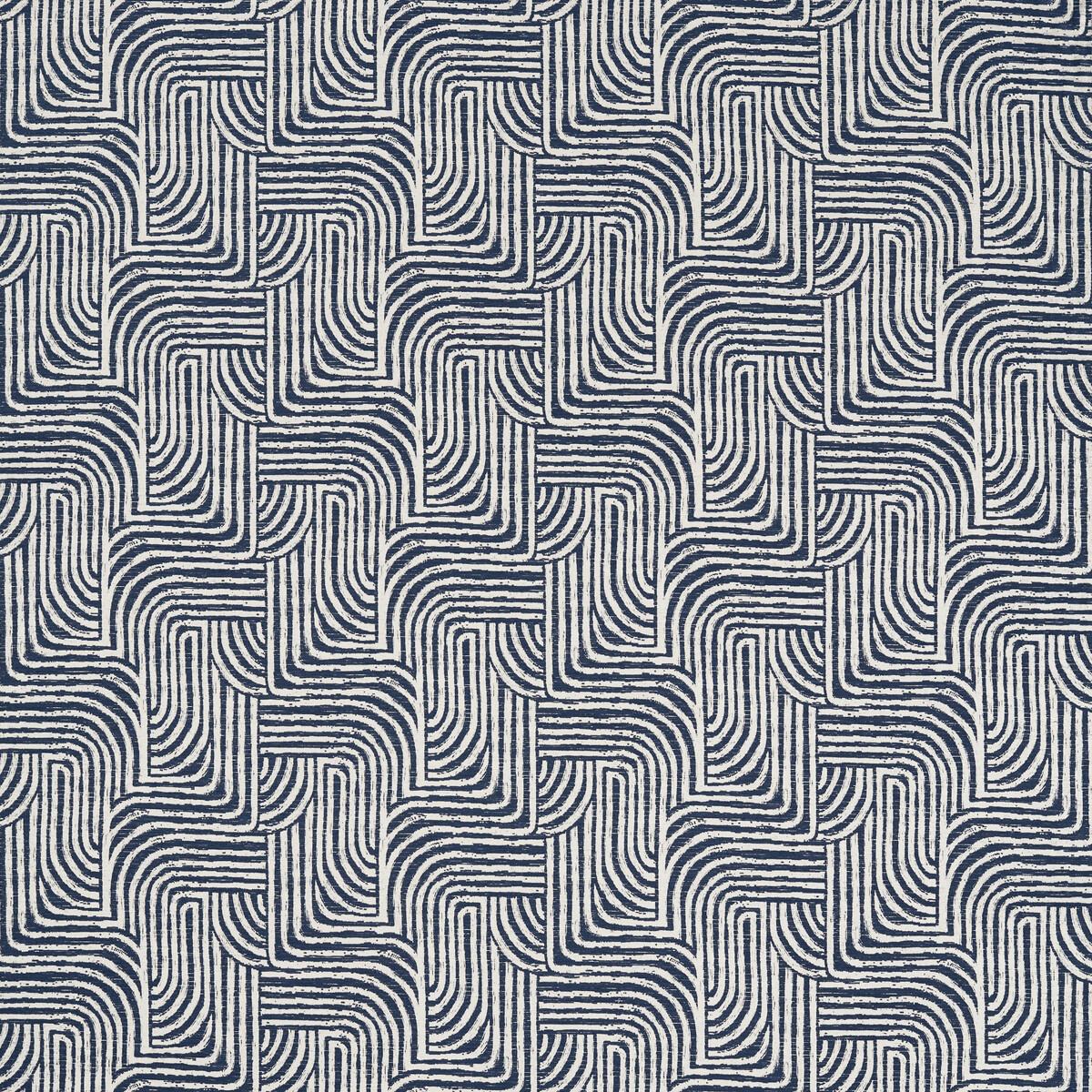 Clarke & Clarke GORMLEY JACQUARD INK Upholstery Fabric