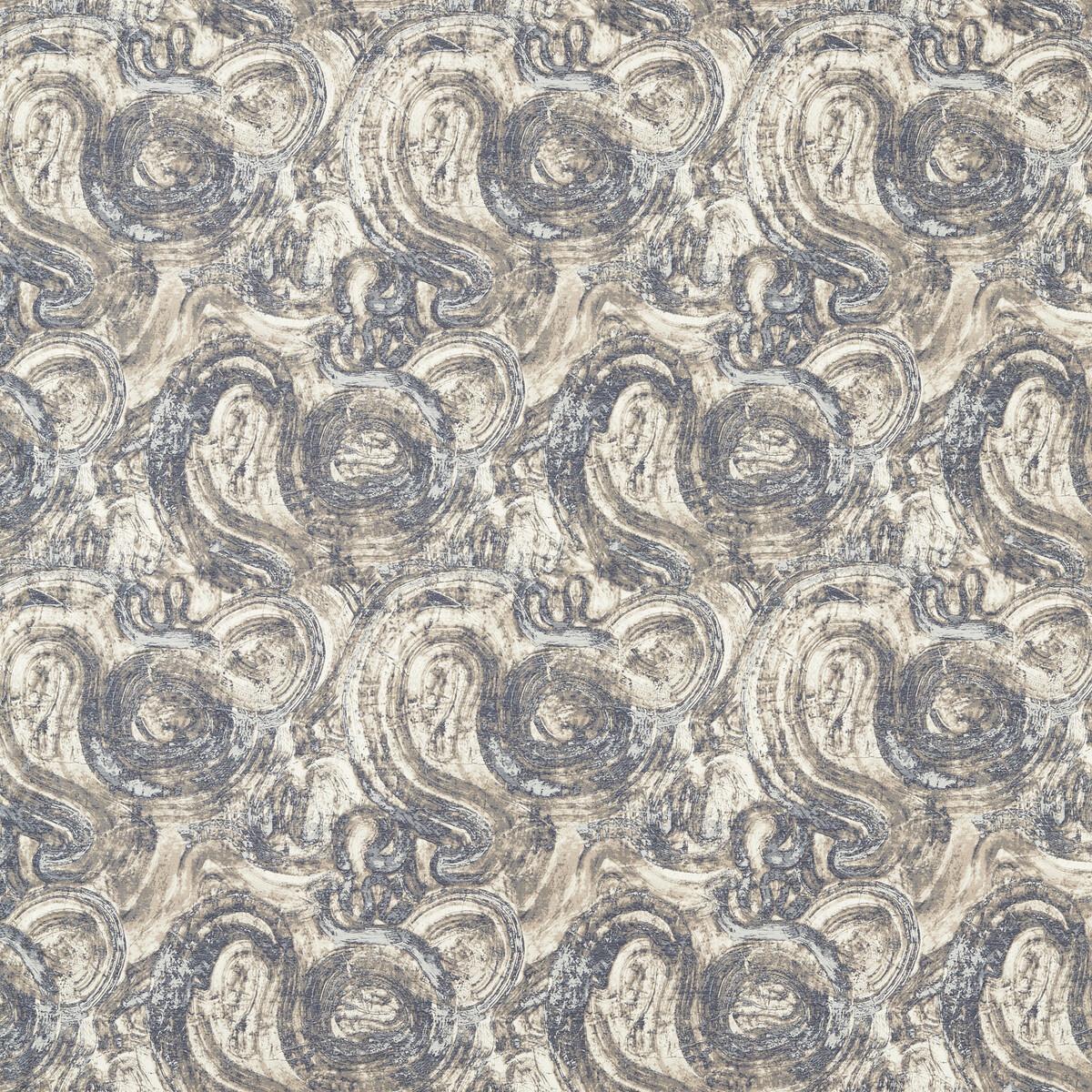 Clarke & Clarke HATOUM JACQUARD INK Fabric