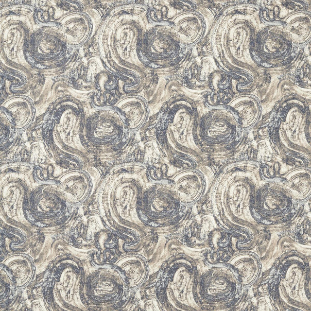 Clarke & Clarke HATOUM JACQUARD INK Fabric