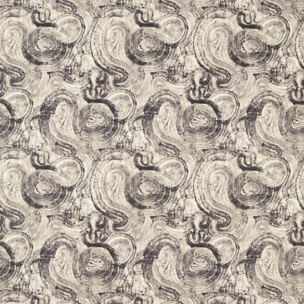 Clarke & Clarke HATOUM JACQUARD NOIR Fabric