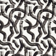 Clarke & Clarke MALEVICH NOIR Drapery Fabric