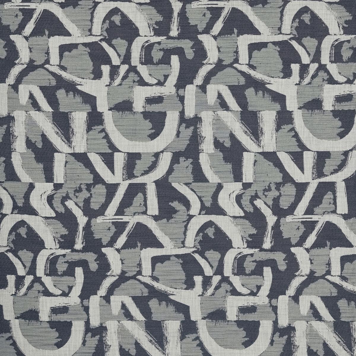 Clarke & Clarke PIERO JACQUARD INK Fabric