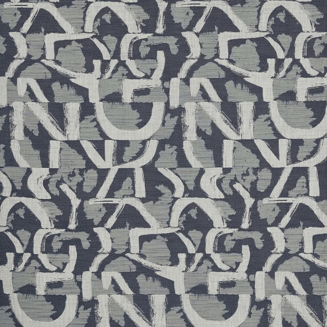 Clarke & Clarke PIERO JACQUARD INK Fabric