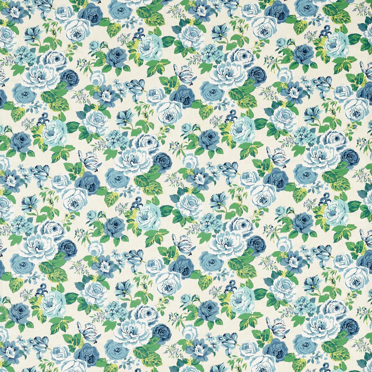 Clarke & Clarke GENEVIEVE COBALT Fabric