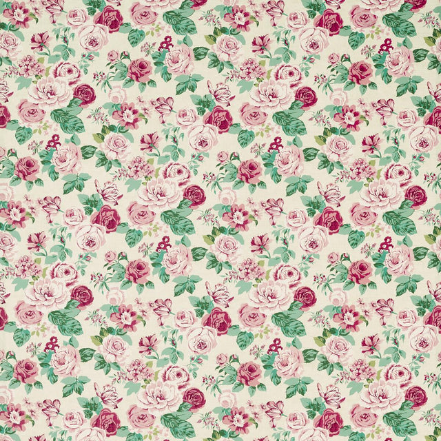 Clarke & Clarke GENEVIEVE ROSE Fabric