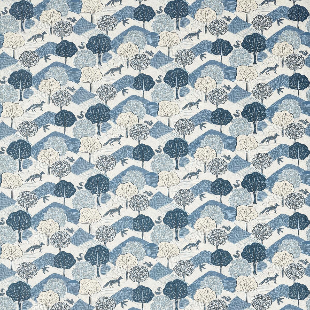 Clarke & Clarke KIELDER MIDNIGHT Fabric