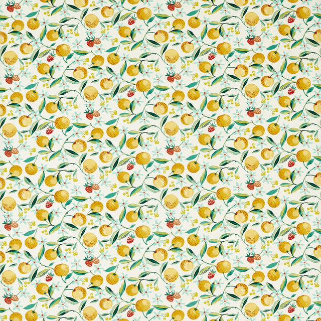 Clarke & Clarke ORANGE BLOSSOM CITRON Fabric
