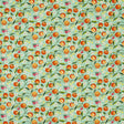 Clarke & Clarke ORANGE BLOSSOM JADE Fabric