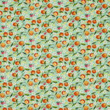 Clarke & Clarke ORANGE BLOSSOM JADE Fabric
