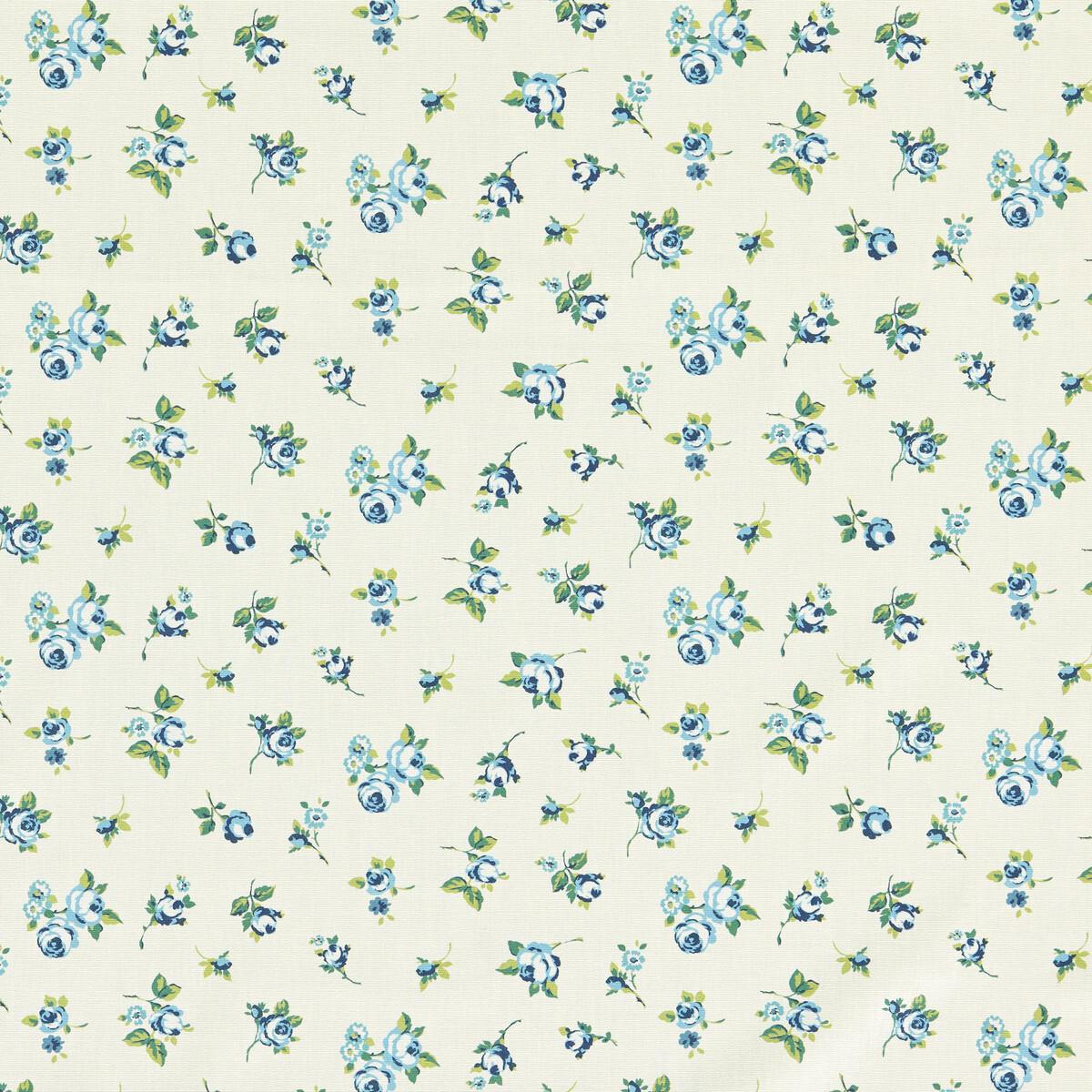 Clarke & Clarke ROSEBUD COBALT Fabric