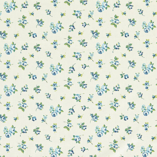 Clarke & Clarke ROSEBUD COBALT Fabric