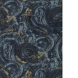 Clarke & Clarke HATOUM INK/GILVER Wallpaper